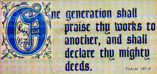 Walden's Creek Methodist Bible Verse